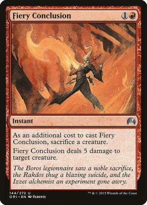 Fiery Conclusion (Foil)